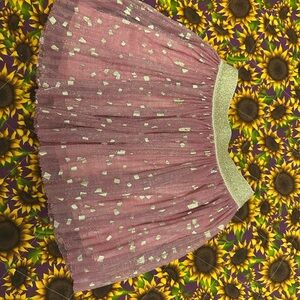 Elegant Pink and Silver Women's Skirt